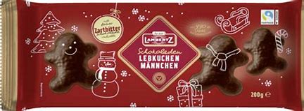 Lambertz Schokoladen Lebkuchen Zarbitter Mannchen 7.05oz.